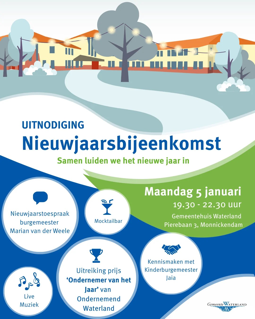 Uitnodiging Nieuwjaarsbijeenkomst